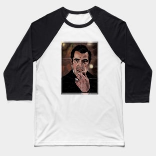 Dracula - Claes Bang (distressed portrait) Baseball T-Shirt